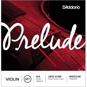 Resim D'Addario Keman Tel Seti Prelude Scale 4-4 Medıum Tensıon J810 