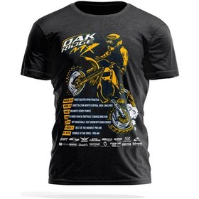 Resim Oak Ridge Moto-Cross T-Shirt Gri 