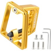 Resim Dream011 Golden Katlanır Bisiklet Ön Taşıyıcı Bağlantı Adaptörü - Alüminyum, Ayarlanabilir, Siyah/beyaz/kırmızı Altın 