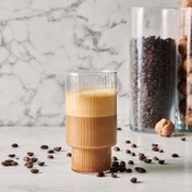 Resim Tohana Çizgili Cam Bardak - 380 ml 