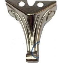 Resim Moda Ahşap Sandık Ayağı, Kutu Ayak 2,5 cm - Nikel, 100 Adet 