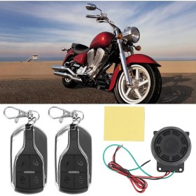 Resim Pengfushop5 Motosiklet Hırsızlık Koruması Çift Uzaktan Kumanda 12V Araba Anahtarlığı Motosiklet Alarm Güvenlik Sistemi Bisiklet Scooter Motor Alarm Sistemi (Yurt Dışından) 