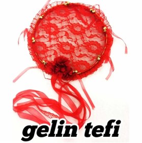 Resim Asel Hobi Tasarım Dantelli Gelin Tefi 