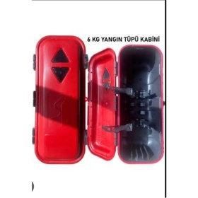 Resim BALKAN YANGIN VE GÜVENLİK SİSTEMLERİ Tır Dorse Için Plastik Yangın Tüpü Dolabı 6-9 kg Tüpe Uygun Dayanıklı ve Su Geçirmez Tasarım 