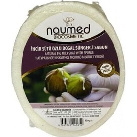 Resim Incir Sütü Özlü Batık Ve Çilek Bacak Onarımına Yardımcı Doğal Süngerli Sabun 130gr Hatmi Çiçeği 