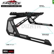 Resim S-dizayn Sdx 4wd Off Road Ford Ranger 4 Sepetli Çelik Roll Bar V1 2023 Üzeri Siyah 