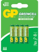 Resim GP Greencell GP24G-UE4 Çinko Karbon AAA İnce Kalem Pil 4'lü 