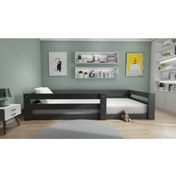 Resim Ninnimo Y19 Antrasit Montesorri 90x190 Çocuk Karyolası 