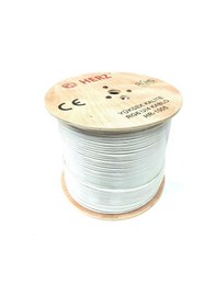 Resim Herz 500Metre Rg6-U4 Uydu Anten Kablosu Beyaz 
