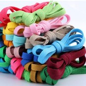 Resim Foottab Rengarenk Spor Ayakkabı Yassı Bağcığı 120 CM 