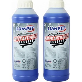 Resim Lumpet Süper Antifriz Mavi 1.5 Litre -56 Derece 2'li Set Toplam 3l - Ağır İklim 