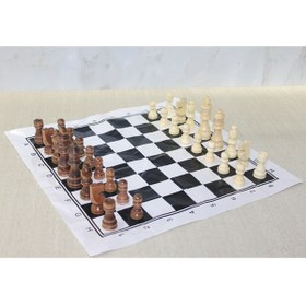 Resim Leyloş Ahşap Satranç Taşı 8 Cm 