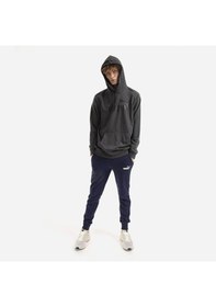 Resim Puma 586688-07 Ess Big Logo Hoodie Tr Erkek Sweat Dark Gray Heath Koyu Gri 