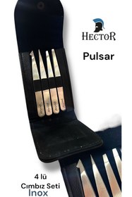 Resim Hector Pulsar Profesyonel Inox Cımbız Seti 