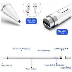 Resim Microsoft Uyumlu Surface Pro 6 Stylus Dokunmatik Çizim Kalemi Pencil 