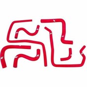 Resim Mishimoto 04-07 Subaru WRX / STI Kırmızı Silikon Ekstra Hortum Seti MMHOSE-SUB-ANC4RD 