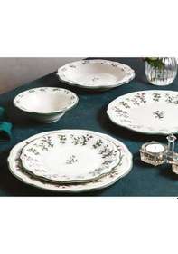 Resim Porser Terra Fulya 24 Parça Yemek Takımı Beyaz 