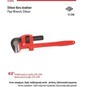 Resim Boru Anahtarı (Stilson Tipi) 14 Inç 