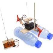 Resim Sanlindou Monte Rüzgar Türbini Modeli Tekne Ahşap Uzaktan Kumanda Tekne Dıy Bilim Eğitici Oyuncaklar Hediye Yaratıcı Model Drop Shipping | Rc Tekneler (Yurt Dışından) 