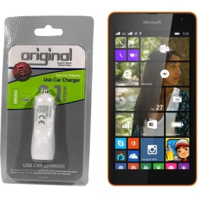 Resim Case Man Nokia Lumia 535 Araç Şarj Cihazı Hızlı Şarj Özellikli Adaptör 