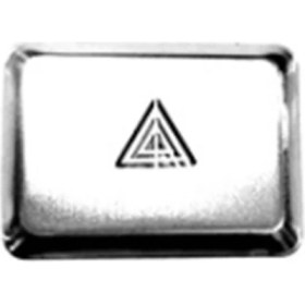 Resim Sanning Araba Uyarı Acil Işık Anahtarı Düğme Kapağı Etiket Trim Için 11TH Gen 2022 2023 Alüminyum Alaşımlı Gümüş (Yurt Dışından) 