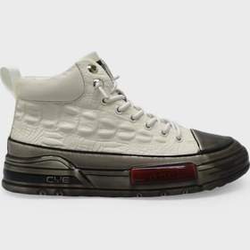 Resim Pepita E017 Bilek Boy İthal Deri Sneakerserkek Spor Ayakkabı Beyaz 