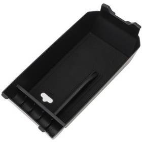 Resim Wezone Mercedes-benz W205 C/w253 Glc 2015-2020 İçin Abs + Silikon Orta Konsol Organizer, Telefon/anahtar Depolama Kutusu, Kaymazsız Pad, Kolay Kurulum 