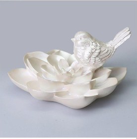 Resim Dekor Camellia Kuşlu Aksesuar İnci 