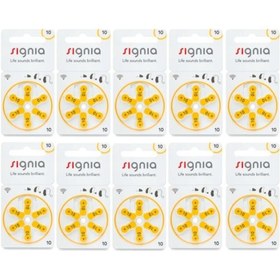 Resim Siemens Signia 10 Numara İşitme Cihazı Pili 6 x 10'lu 