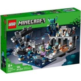 Resim LEGO Minecraft 21246 Zifiri Derinlikler Savaşı 584 Parça 