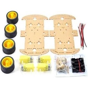 Resim Mebila 4wd Mobil Robot Kiti 