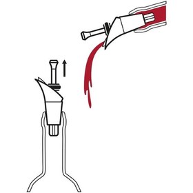 Resim Vacu Vin 6504606 Şarap Servis Tıpa 2 Parça Kutulu Çok Renkli 