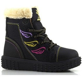 Resim Star Kids 2323 FT.01 Çocuk Siyah Kışlık Bot Siyah 