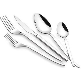 Resim Korkmaz A2416 Truva 84 Parça Çatal Kaşık Bıçak Seti 