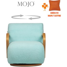 Resim Mojo Soho Twist Dönen Ayaklı Çocuk Koltuğu Mavi 