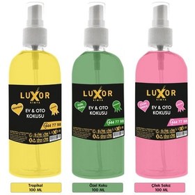 Resim Luxor Kimya Tropikal Özel Koku Çilek Sakız 100 ML 3'lü Set 