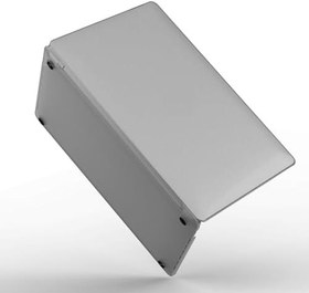 Resim McStorey MacBook Pro 13 inç Kılıf A2338 A2251 A2289 Uyumlu – Sert Kapak Şeffaf & Gri, Parmak İzi Bırakmayan ve Sararmayan Koruyucu Gri 