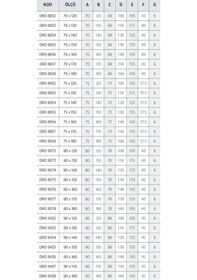 Resim Shower 80x150 Drop Dikdörtgen Monoblok Duş Teknesi H:8 Cm 