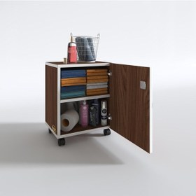 Resim Kenzlife mutfak dolabı zehra 068*030*032 cvz kilitli tekerlekli banyo evrak ofis kitaplık ayakkabılık kiler 