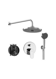 Resim Ideal Standard Bd828aa Cerafine O Ankastre Banyo Duş Sistemi Seti, Krom Krom 