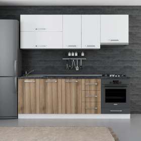 Resim Minar 230 Cm Mutfak Dolabı Beyaz Dore 230-D5 