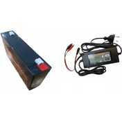 Resim ATAELEKTRONİK Aliş Uyumlu 6v 7ah 20hr 6 Volt 7 Amper Akü + 6 Volt Şarj Cihazı Şarz Adaptör + Maşalı Set 3.5a 