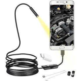 Resim Wellcam 3in1 Micro Usb+Type C+Pc 7mm Işıklı 2metre Endeskop Yılan Kamera 