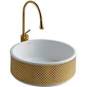 Resim E-4006a Tezgah Üstü Porselen Lavabo E-4006a 