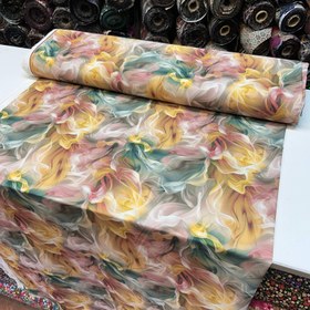 Resim İTHAL İPEK JESİKA - PASTEL DUMAN DESEN 