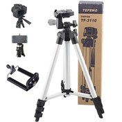 Resim Telefon Fotoğraf Makinası Tripod 3110 102Cm Terazili Yüksekliği Ayarlanabilir 102Cm Tripod