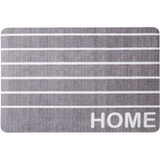 Resim Giz Home Çizgili Kapı Önü Paspası - Gri / Beyaz - 40x60 cm 