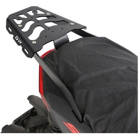 Resim GP Kompozit Aprilia SR GT 125 / 200 2022-2023 Uyumlu Çanta Demiri Siyah 