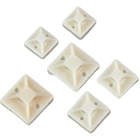 Resim Yapışkan Kroşe 28X28 Yapışkanlı Kablo Bağı Tutucu 