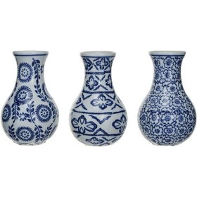 Resim Hand-painted Damgalı Seramik Vazolar Çok Renkli 